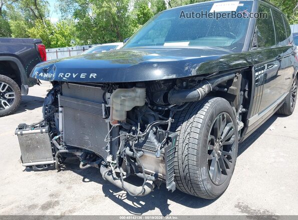 SALGS2KF2GA273945 2016 LAND ROVER RANGE ROVER Black წინა ხედი
