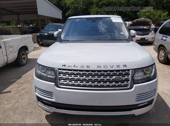 SALGS2KF9GA258410 2016 LAND ROVER RANGE ROVER White წინა ხედი