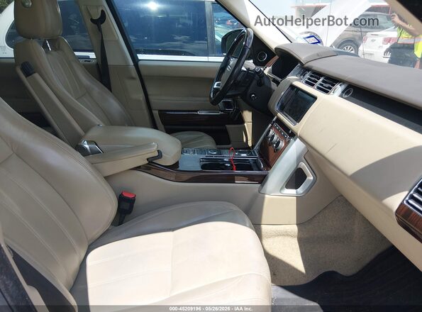 SALGS2KF9GA258410 2016 LAND ROVER RANGE ROVER White წინა სალონის ხედი