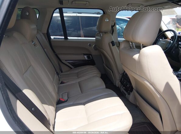 SALGS2KF9GA258410 2016 LAND ROVER RANGE ROVER White VIN კოდის სტიკერის ხედი
