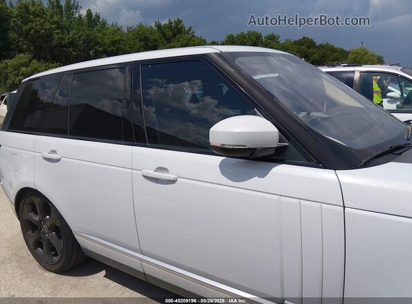 SALGS2KF9GA258410 2016 LAND ROVER RANGE ROVER White უკანა სალონის ხედი