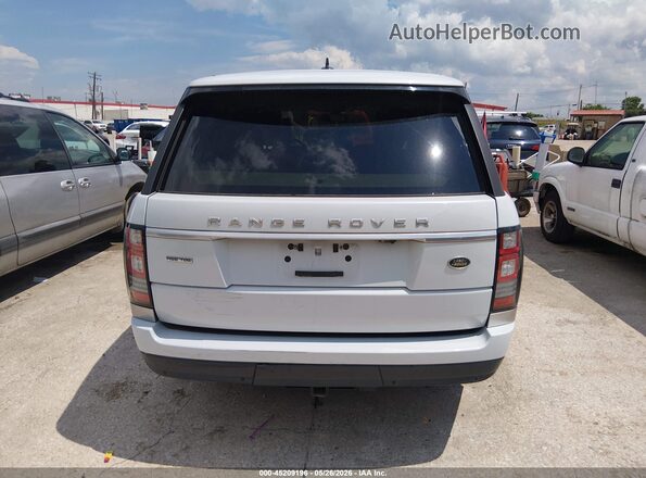 SALGS2KF9GA258410 2016 LAND ROVER RANGE ROVER White 
