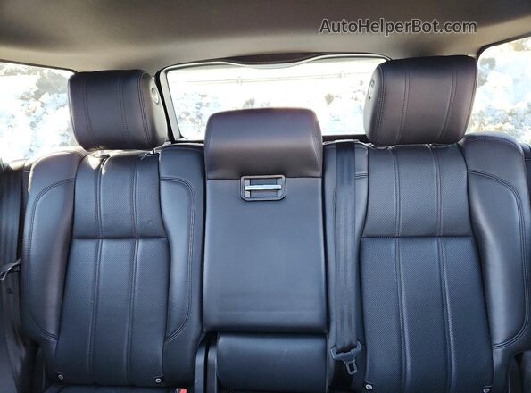 SALGS2PF0GA288226 2016 LAND ROVER RANGE Black Вид задніх сидінь