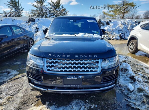 SALGS2PF0GA288226 2016 LAND ROVER RANGE Black Вид спереду