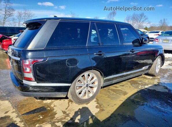 SALGS2PF0GA288226 2016 LAND ROVER RANGE Black Задня права чверть