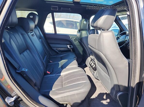 SALGS2PF0GA288226 2016 LAND ROVER RANGE Black Вид задньої частини салону