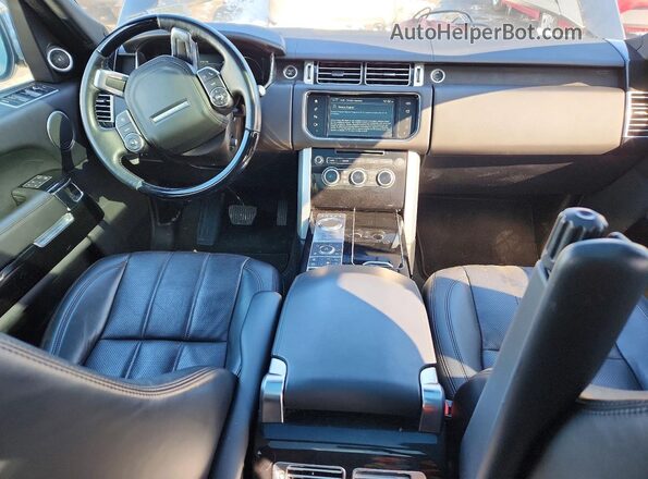 SALGS2PF0GA288226 2016 LAND ROVER RANGE Black Вид панелі приладів