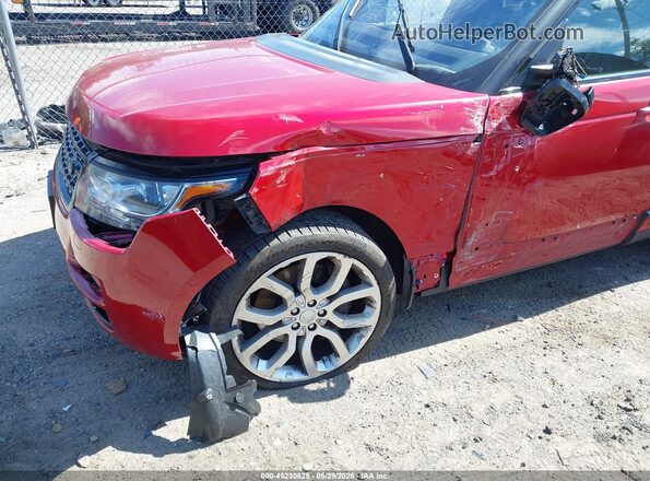 SALGS2PF0GA310158 2016 LAND ROVER RANGE ROVER Red 