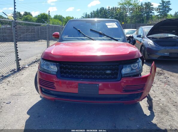 SALGS2PF0GA310158 2016 LAND ROVER RANGE ROVER Red 