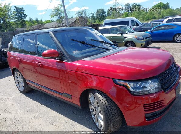 SALGS2PF0GA310158 2016 LAND ROVER RANGE ROVER Red 