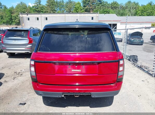 SALGS2PF0GA310158 2016 LAND ROVER RANGE ROVER Red 