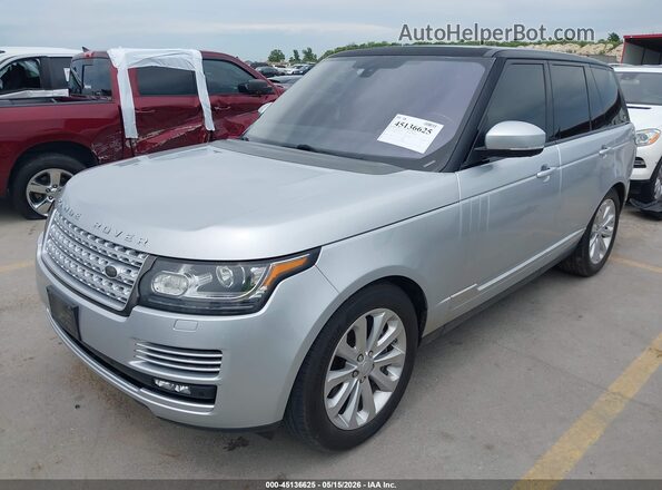 SALGS2PF3GA316309 2016 LAND ROVER RANGE ROVER Silver Առջևի ձախ երեք քառորդ տեսարան