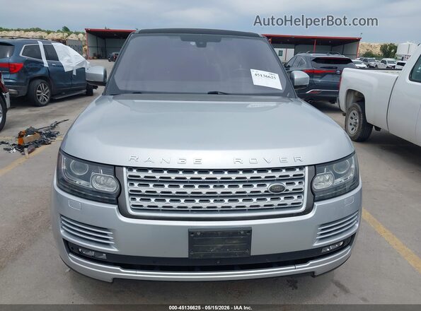 SALGS2PF3GA316309 2016 LAND ROVER RANGE ROVER Silver Դիմացի տեսք