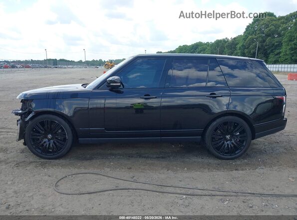 SALGS2RE1JA383616 2018 LAND ROVER RANGE ROVER Black Widok wnętrza 360 stopni