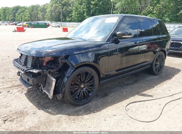 SALGS2RE1JA383616 2018 LAND ROVER RANGE ROVER Black Przód lewy