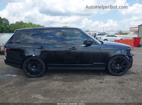 SALGS2RE1JA383616 2018 LAND ROVER RANGE ROVER Black Widok wnętrza z tyłu