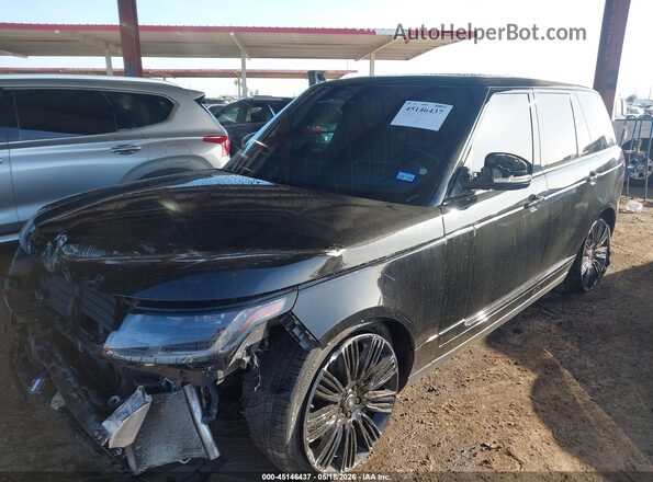 SALGS2RE2KA539275 2019 LAND ROVER RANGE ROVER Black წინა მარცხენა ხედი სამი მეოთხედიდან