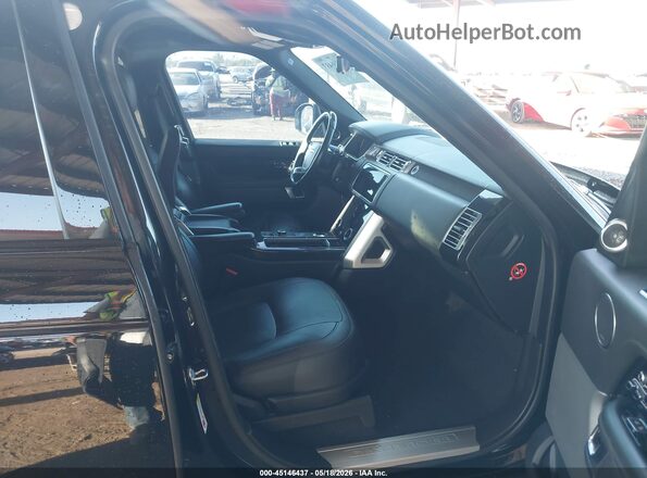 SALGS2RE2KA539275 2019 LAND ROVER RANGE ROVER Black წინა სალონის ხედი