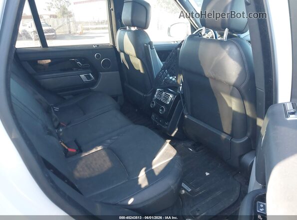 SALGS2RE5JA388494 2018 LAND ROVER RANGE ROVER White VIN კოდის სტიკერის ხედი