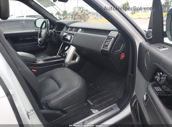 SALGS2RE5JA388494 2018 LAND ROVER RANGE ROVER White წინა სალონის ხედი