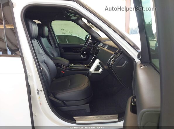 SALGS2RE7KA543693 2019 LAND ROVER RANGE ROVER White წინა სალონის ხედი