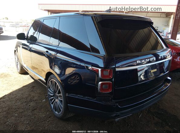 SALGS2RU2MA438389 2021 LAND ROVER RANGE ROVER Черный Задняя левая четверть