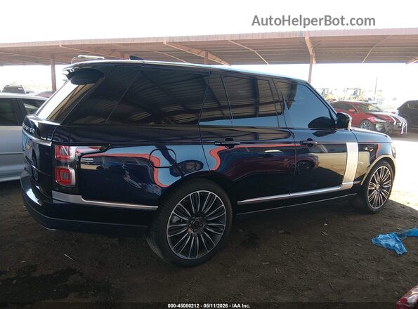 SALGS2RU2MA438389 2021 LAND ROVER RANGE ROVER Черный Вид задней части салона