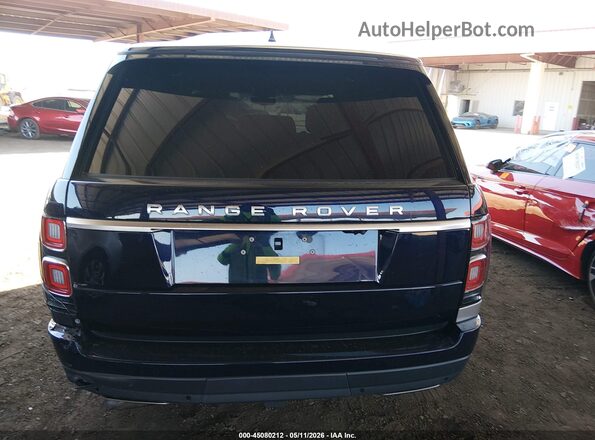 SALGS2RU2MA438389 2021 LAND ROVER RANGE ROVER Черный 