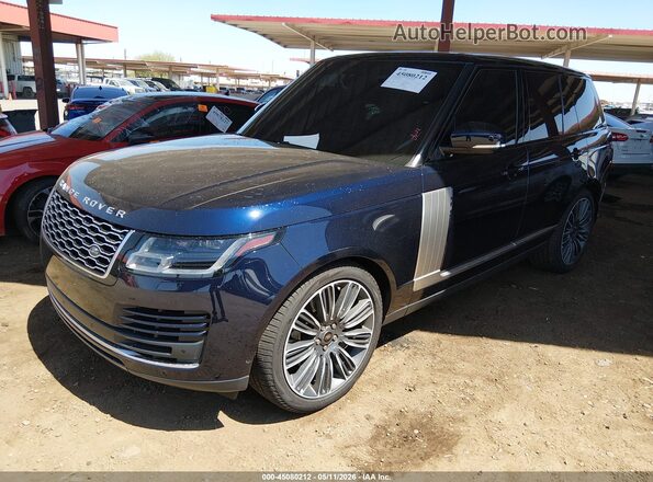 SALGS2RU2MA438389 2021 LAND ROVER RANGE ROVER Черный Передняя левая четверть