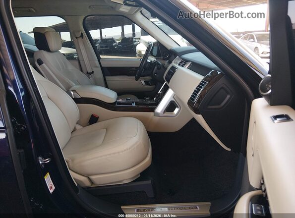 SALGS2RU2MA438389 2021 LAND ROVER RANGE ROVER Черный Вид салона спереди