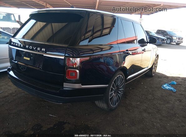 SALGS2RU2MA438389 2021 LAND ROVER RANGE ROVER Черный Задняя правая четверть