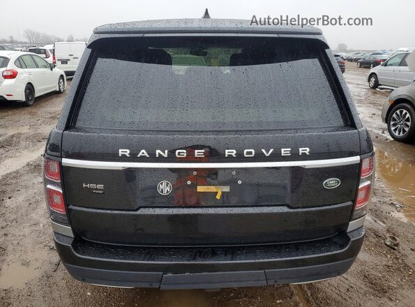 SALGS2RU6NA464804 2022 LAND ROVER RANGE Черный Вид сзади