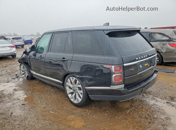 SALGS2RU6NA464804 2022 LAND ROVER RANGE Черный Задняя левая четверть