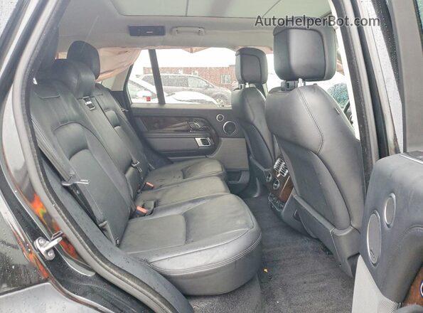 SALGS2RU6NA464804 2022 LAND ROVER RANGE Черный Вид задних сидений