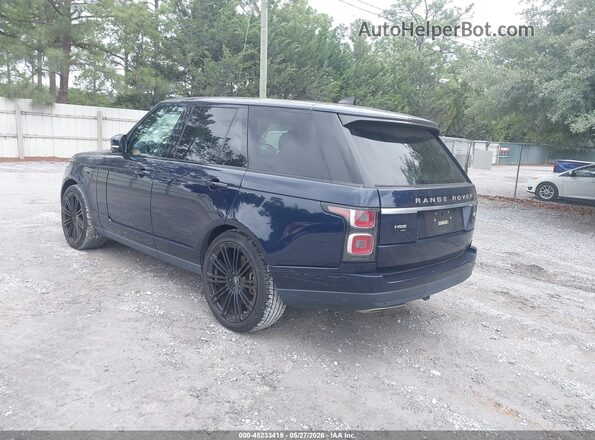 SALGS2SE2MA432580 2021 LAND ROVER RANGE ROVER Blue Trasero izquierdo