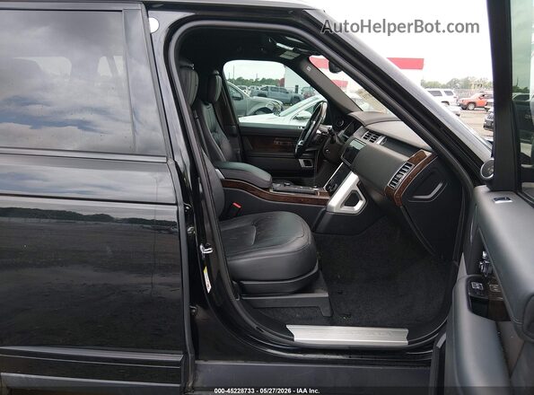 SALGS2SE5MA446313 2021 LAND ROVER RANGE ROVER Black Widok wnętrza z przodu