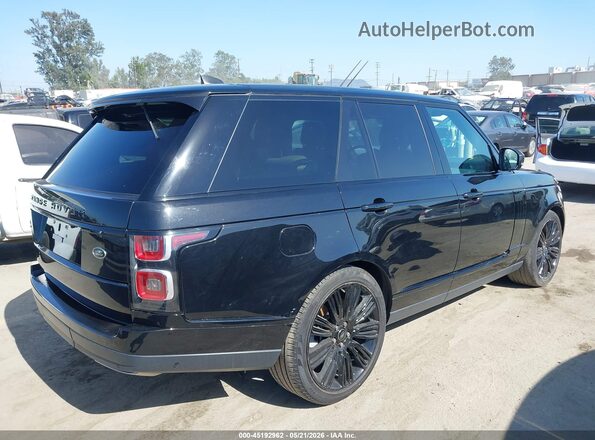 SALGS2SEXMA446484 2021 LAND ROVER RANGE ROVER Черный Задняя правая четверть