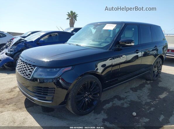 SALGS2SEXMA446484 2021 LAND ROVER RANGE ROVER Черный Передняя левая четверть