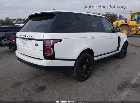 SALGS2SV3JA515690 2018 LAND ROVER RANGE ROVER White Tył prawy