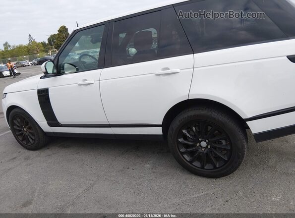SALGS2SV3JA515690 2018 LAND ROVER RANGE ROVER White Widok wnętrza 360 stopni