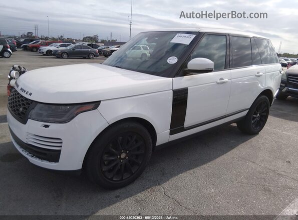 SALGS2SV3JA515690 2018 LAND ROVER RANGE ROVER White Przód lewy