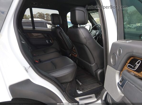 SALGS2SV3JA515690 2018 LAND ROVER RANGE ROVER White Widok naklejki z numerem VIN