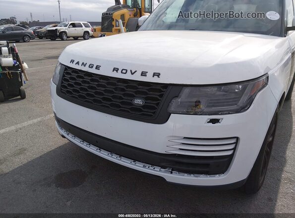 SALGS2SV3JA515690 2018 LAND ROVER RANGE ROVER White Widok z przodu