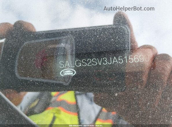 SALGS2SV3JA515690 2018 LAND ROVER RANGE ROVER White Widok komory silnika