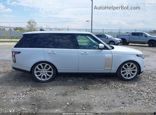 SALGS2SV6KA534235 2019 LAND ROVER RANGE ROVER White Vista interior trasera