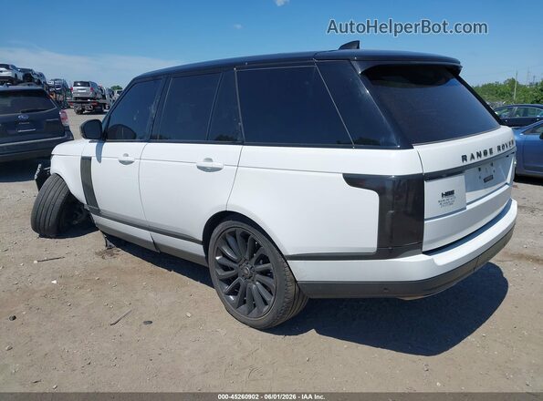 SALGS2SV6KA547891 2019 LAND ROVER RANGE ROVER White Задня ліва чверть