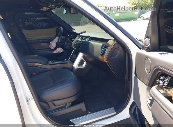 SALGS2SV6KA547891 2019 LAND ROVER RANGE ROVER White Вид салону спереду