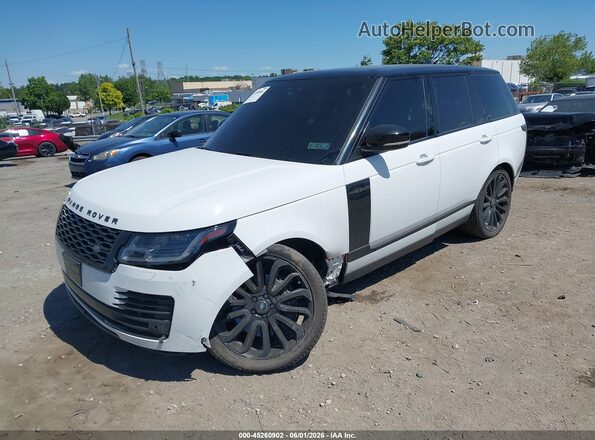 SALGS2SV6KA547891 2019 LAND ROVER RANGE ROVER White Передня ліва чверть