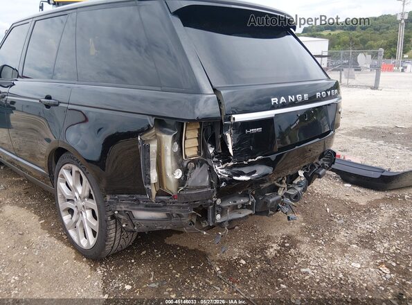 SALGS2SV7JA516101 2018 LAND ROVER RANGE ROVER Black Widok z przodu
