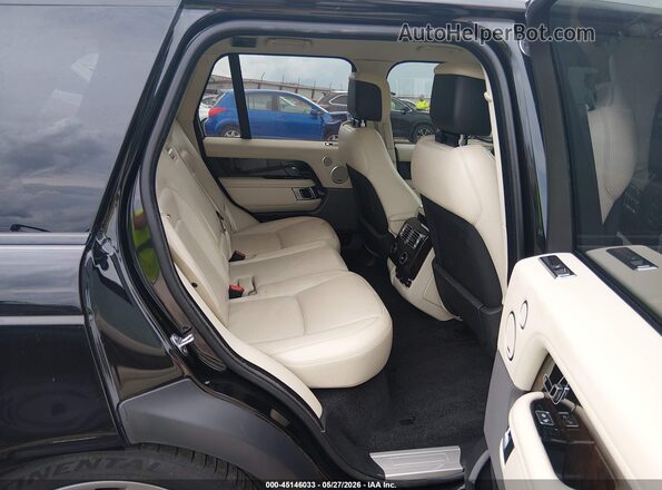 SALGS2SV7JA516101 2018 LAND ROVER RANGE ROVER Black Widok naklejki z numerem VIN